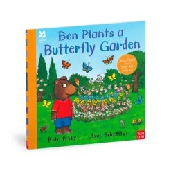 National Trust Ben Plants a Butterfly Garden Hot