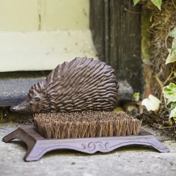 National Trust Cast Iron Hedgehog Boot Brush Outlet