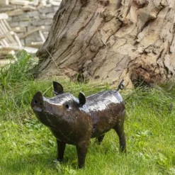 National Trust Chi Africa Pig Recycled Metal Sculpture Best