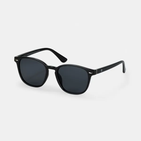 National Trust CHPO Alva Recycled Plastic Black Sunglasses Sale