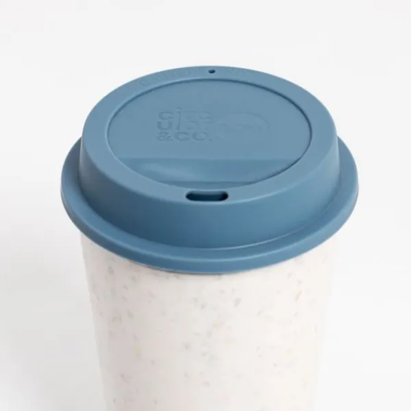 National Trust Circular & Co 12oz Chalk and Rockpool Blue Reusable Now Coffee Cup Discount