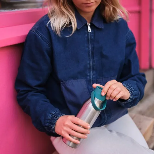 National Trust Circular & Co Stainless Steel Aquamarine Water Bottle, 500ml Online