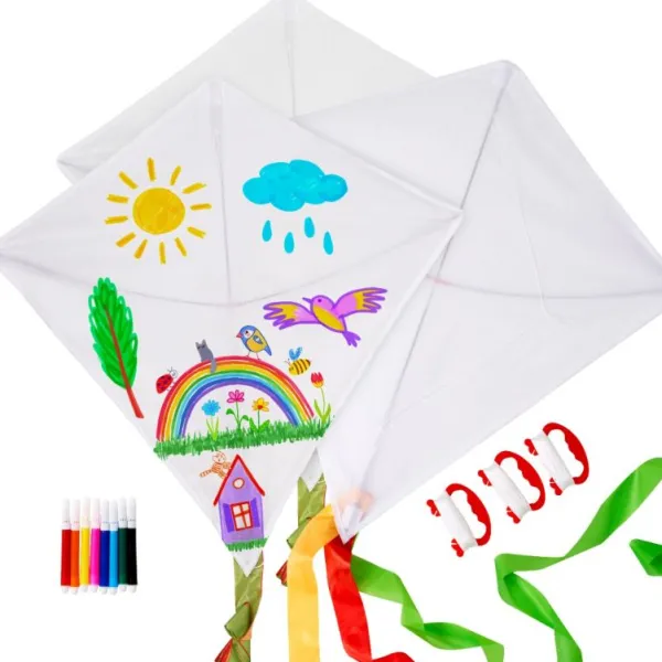 National Trust Design Your Own Kite Kit, Pack of 3 Discount