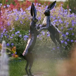 National Trust Large Boxing Hares Garden Sculpture Sale