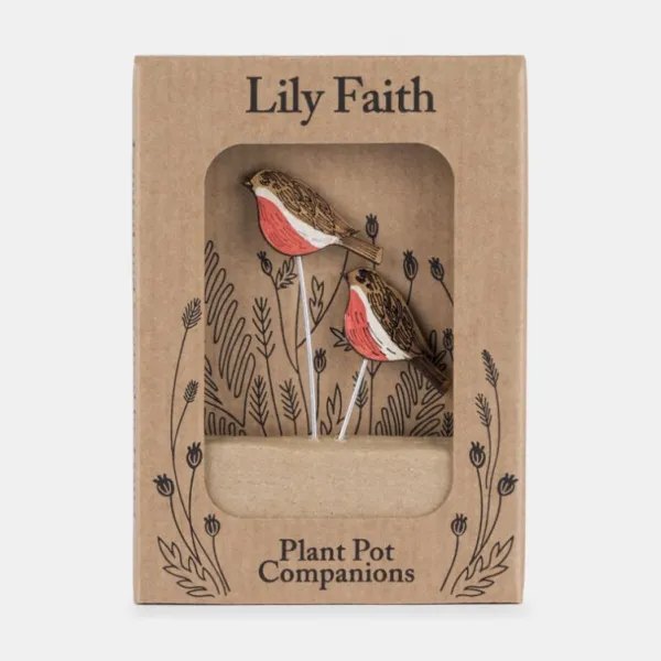 National Trust Lily Faith, Robin Plant Pot Companions Outlet