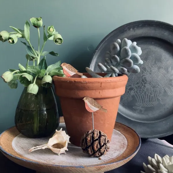 National Trust Lily Faith, Robin Plant Pot Companions Outlet