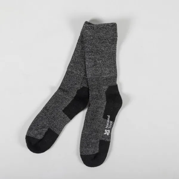 National Trust Black Comfort Walking Socks Sale