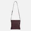 National Trust Burgundy Leather Cross Body Bag Best