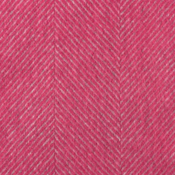 National Trust Fishbone Throw, Fuchsia Online