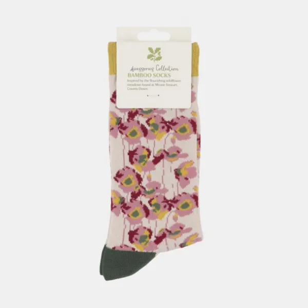 National Trust Flower Meadow Bamboo Socks Outlet