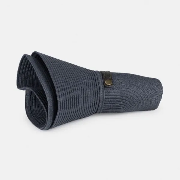 National Trust Foldable Hat with Leather Clasp, Navy Best