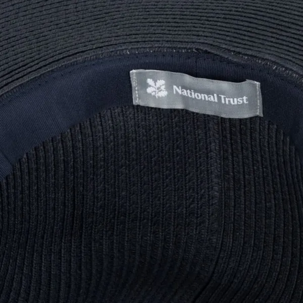 National Trust Foldable Hat with Leather Clasp, Navy Best