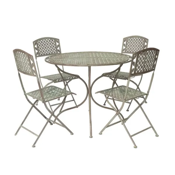 National Trust Oak Leaf Dining Set, Sage Brown New