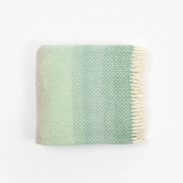 National Trust Ombre Green Throw Best