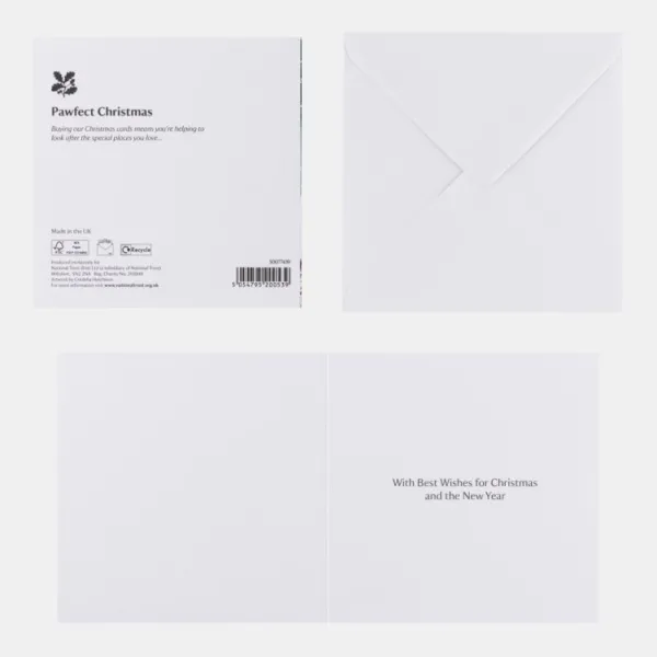 National Trust Pawfect Christmas Cards Box of 10 Sale