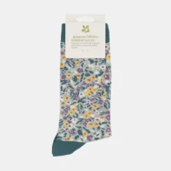 National Trust Quarry Bank Ditsy Floral Bamboo Socks Outlet