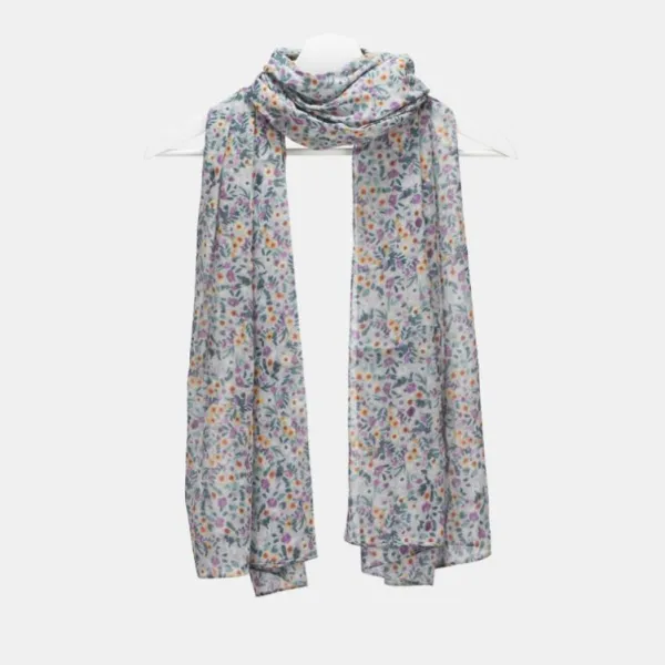 National Trust Quarry Bank Ditsy Floral Organic Cotton Scarf Sale