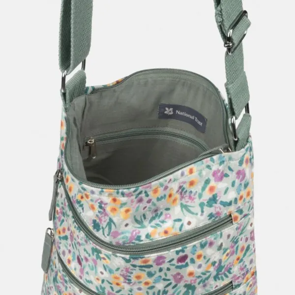 National Trust Quarry Bank Ditsy Floral Organic Cotton Cross Body Bag Discount