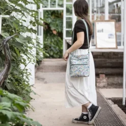 National Trust Quarry Bank Ditsy Floral Organic Cotton Cross Body Bag Discount