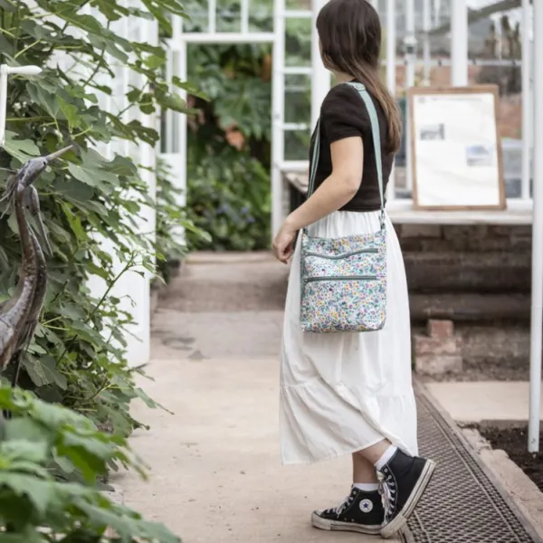 National Trust Quarry Bank Ditsy Floral Organic Cotton Cross Body Bag Discount