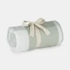 National Trust Recycled Polyester Throw, Soft Green Hot