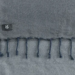 National Trust Recycled Polyester Throw, Dusky Blue Sale