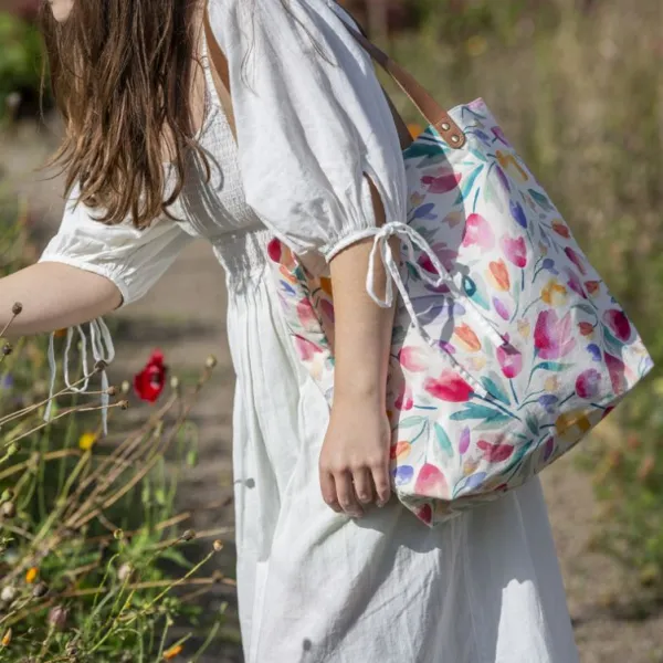 National Trust Tulip Meadow Organic Cotton Shopper Bag Fashion
