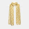 National Trust Yellow Vines Silk Scarf Outlet