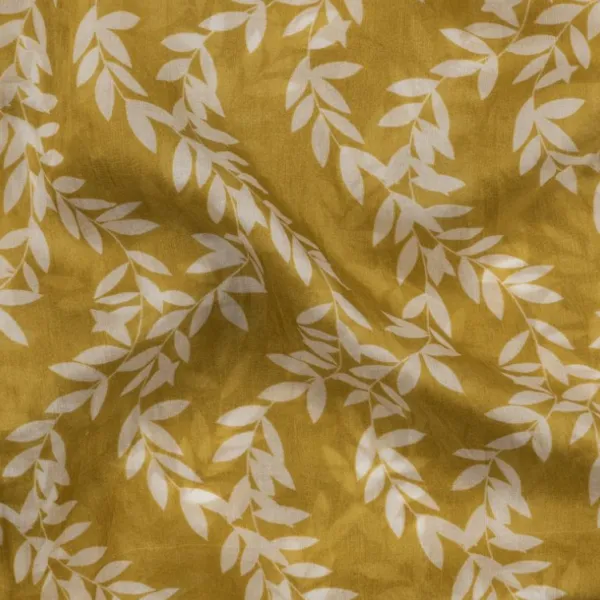 National Trust Yellow Vines Silk Scarf Outlet