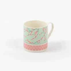 National Trust Pink Blossom Bone China Recycled Mug Outlet
