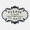 National Trust Please Close the Gate Sign New