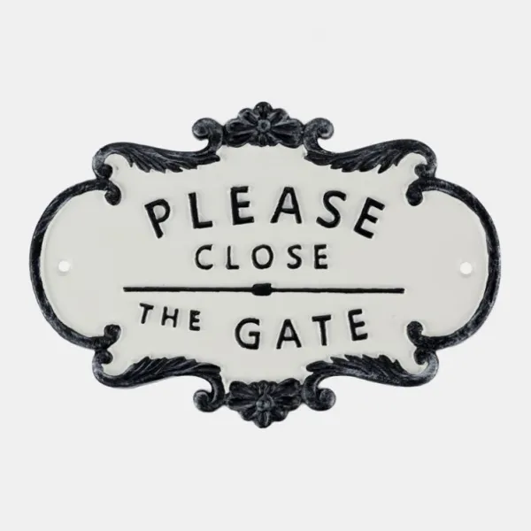 National Trust Please Close the Gate Sign New