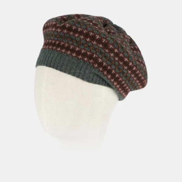 National Trust Robert Mackie Fairisle Knit Morar Beret Discount