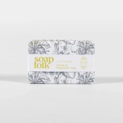 National Trust Soap Folk Lemon and Bergamot Wrapped Soap Sale