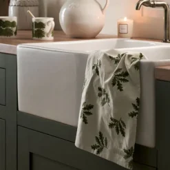 National Trust Sophie Allport for Acorn and Oak Leaves Tea Towel Online