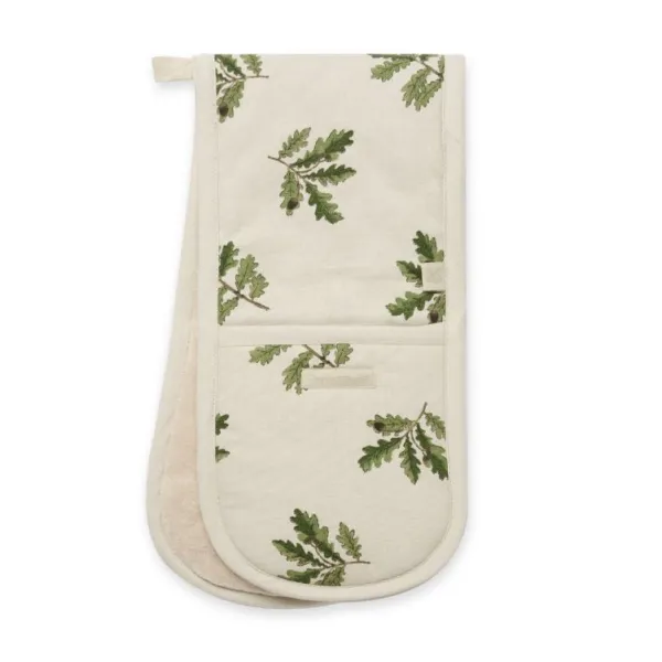 National Trust Sophie Allport for Acorn and Oak Leaves Double Oven Glove Hot