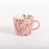 National Trust Stoneware Mug, Pink Wild Daisy Fashion