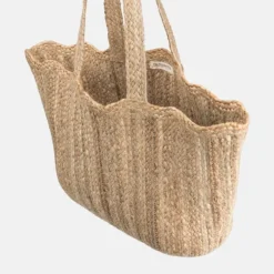 National Trust The Braided Rug Company Natural Scallop Tote Bag Online