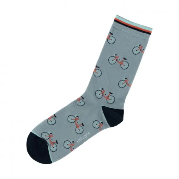 National Trust Thought Bicycle Organic Cotton Socks Fashion