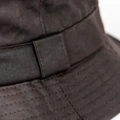 National Trust Tweedmill Brown Drop Brim Waxed Hat Outlet