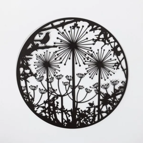 National Trust Wall Art, Hedgerow with Blackbirds, Allium and Cow Parsley Sale