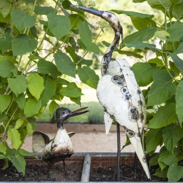 National Trust White Duck Metal Sculpture Best