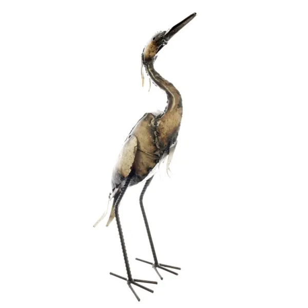 National Trust White Egret Metal Sculpture Sale