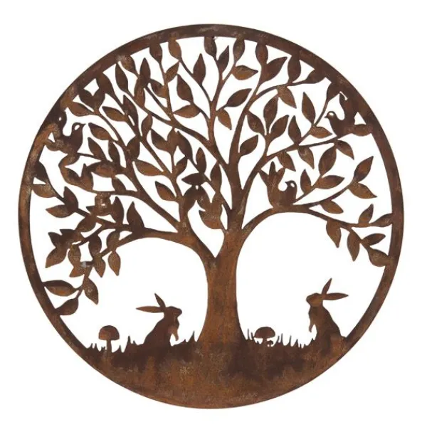 National Trust Woodland Garden Metal Wall Plaque Hot