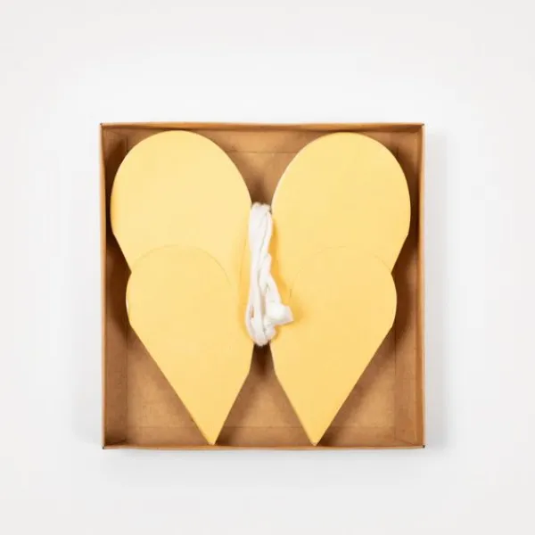 National Trust Yellow Hanging Paper Flower Decoration New